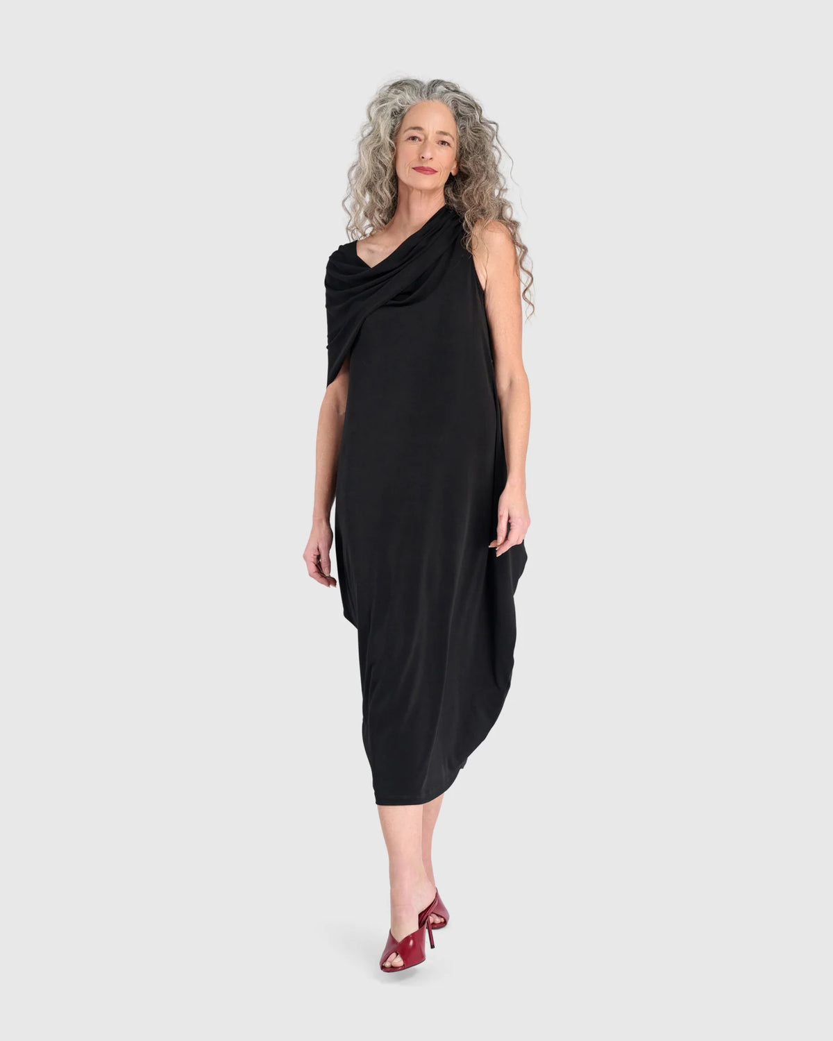 ALEMBIKA Savior Maxi Dress - ED706B - BLACK