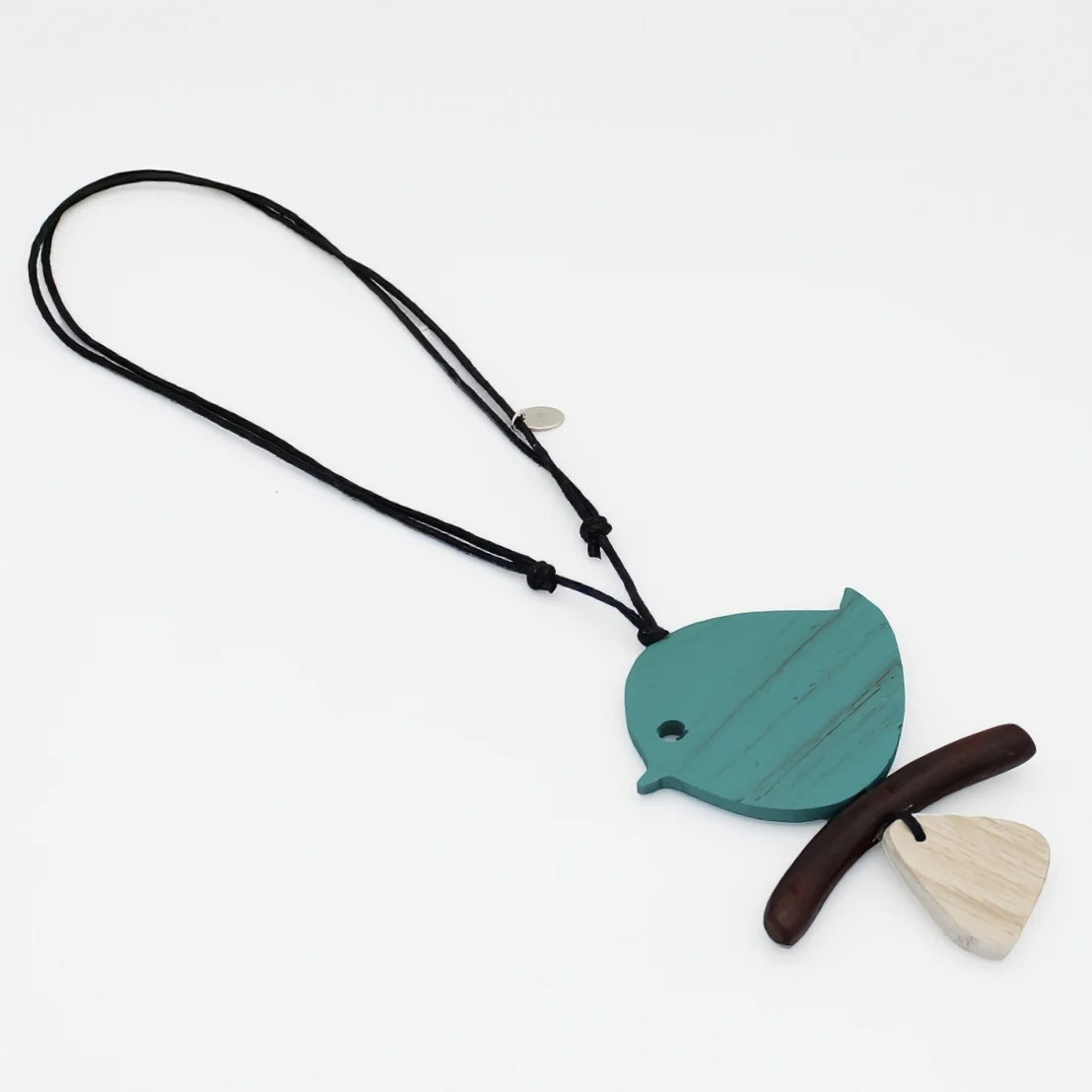 SYLCA Turquoise Robin On A Branch Necklace