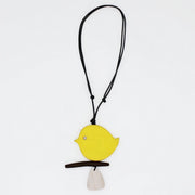 SYLCA Yellow Robin On A Branch Necklace