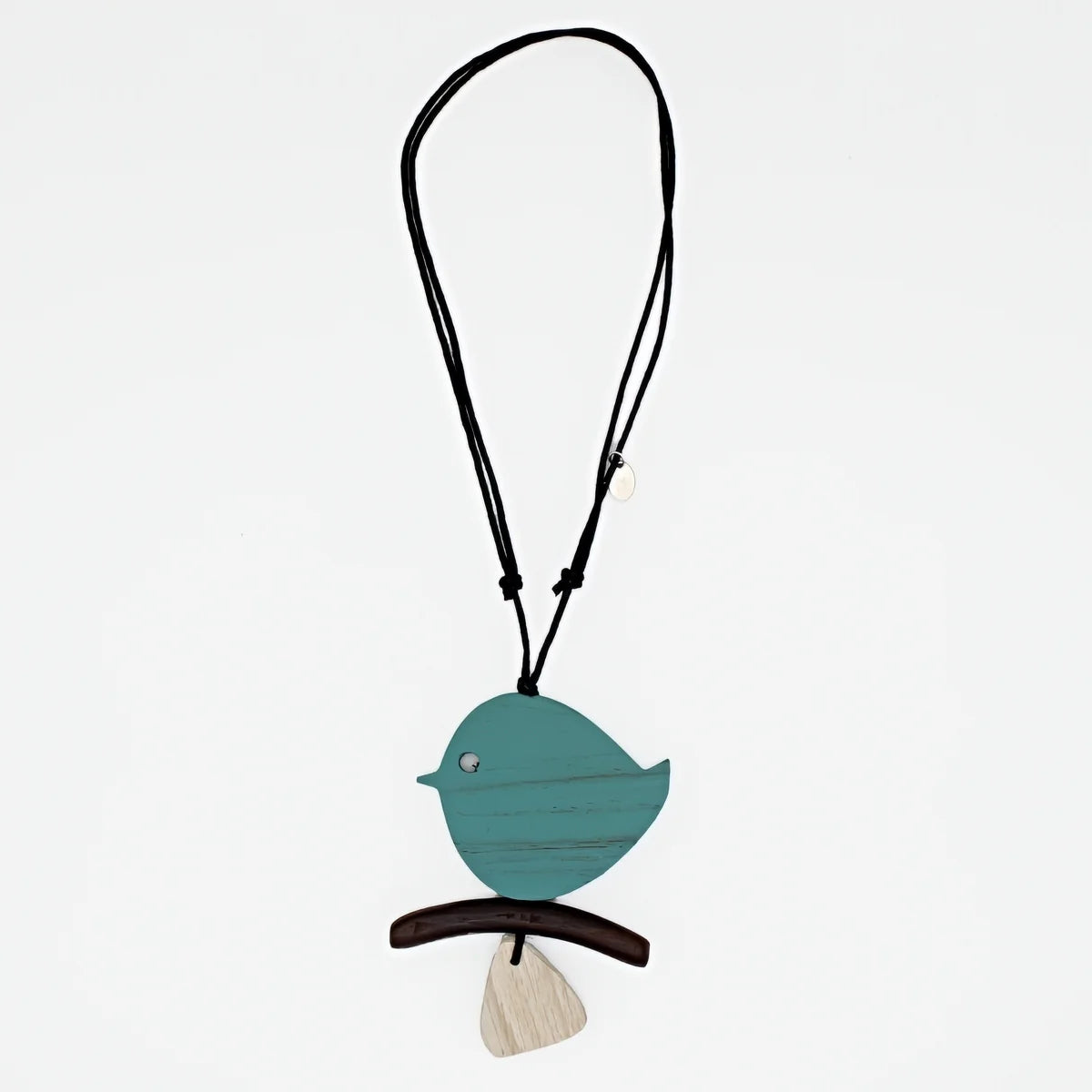 SYLCA Turquoise Robin On A Branch Necklace