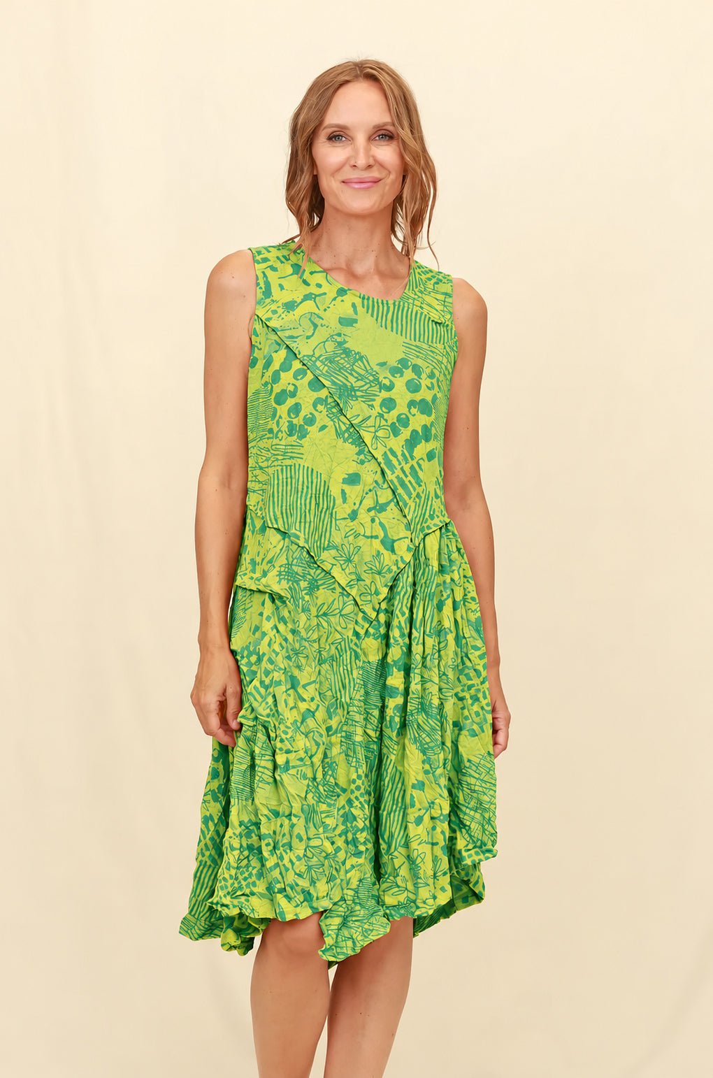 Chalet Recycled Crinkle Jersey Austen Dress - C76128