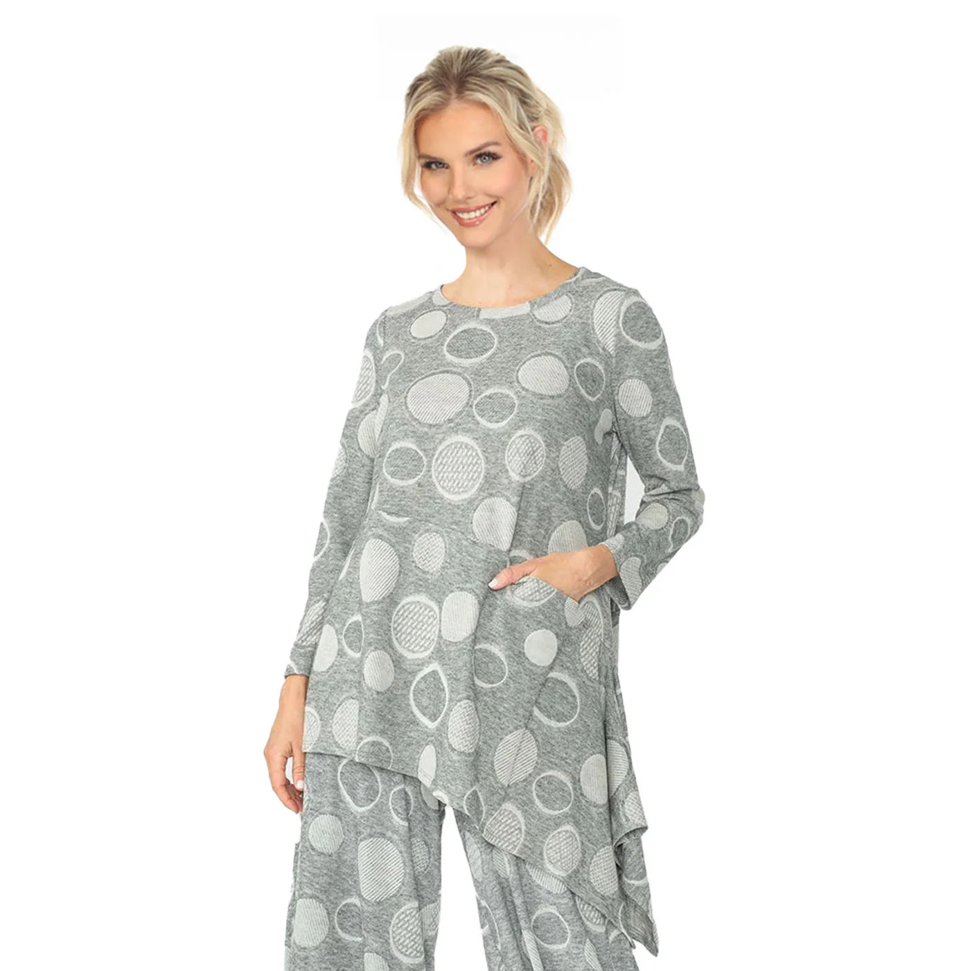 IC COLLECTION Top - 6921T - GRAY