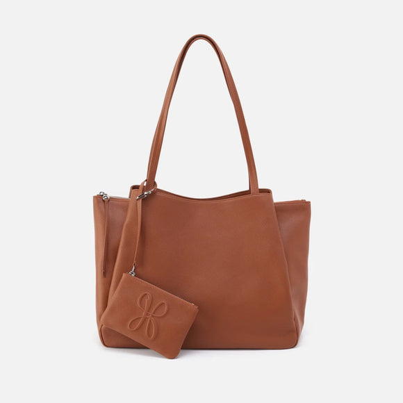 HOBO - Essential Large Tote - LION IN SOFT SAFFIANO LEATHER