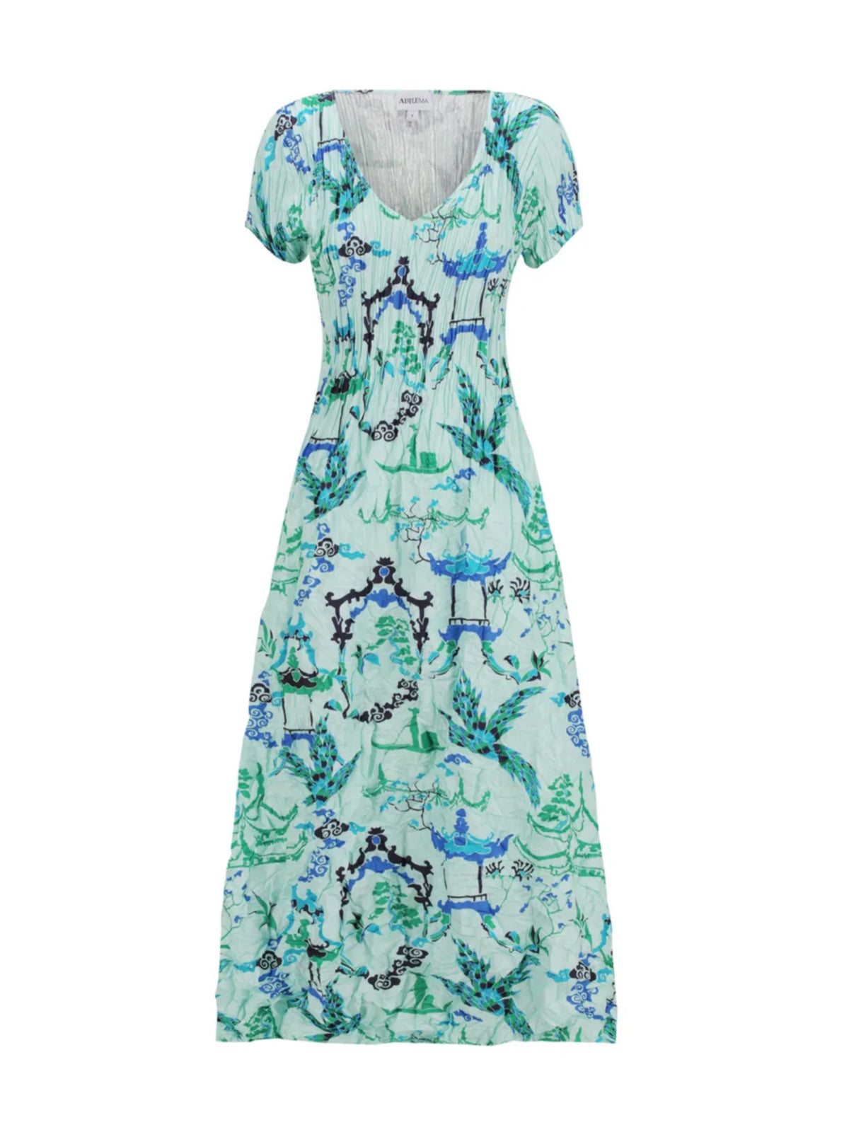 Alquema Odette Dress - MINT PAGODA