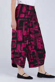 Sydney Project Allie Wide Leg Flowy Pant - CJP115 - MAGENTA