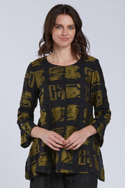 Sydney Project Flair Round Neck Relaxed Fit Long Top - CJT1126 - KIWI