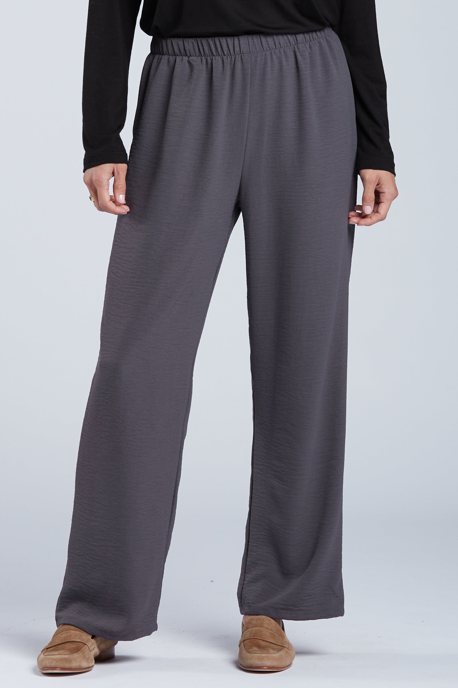 Sydney Project Stacy Air Flow Straight Leg Solid Pant - AFP108 - MAGENTA (NOT CHARCOAL)