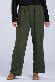 Sydney Project Stacy Air Flow Straight Leg Solid Pant - AFP108 - OLIVE