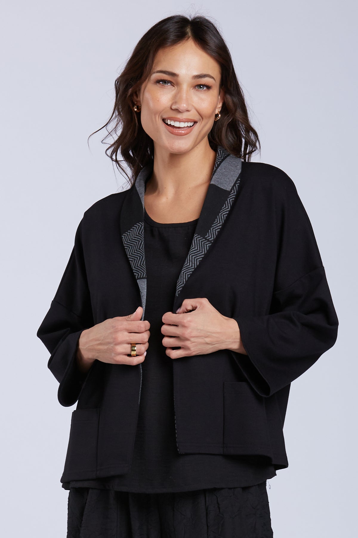 Sydney Project Julie Open Front Collar Jacket - KJJ1038 - METRO