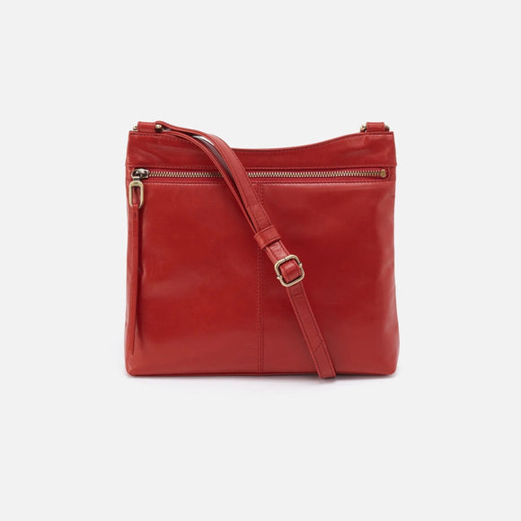 HOBO - Cambel Medium Crossbody - BRICK IN POLISHED LEATHER