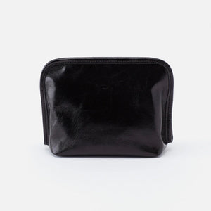 HOBO - Beauty Cosmetic Pouch - BLACK IN POLISHED LEATHER