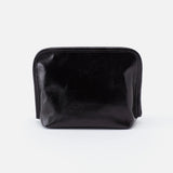 HOBO - Beauty Cosmetic Pouch - BLACK IN POLISHED LEATHER