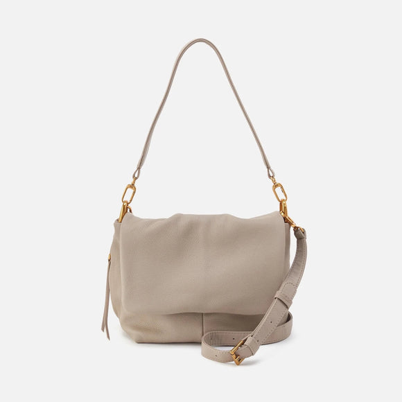 HOBO - Harley Convertible Shoulder - TAUPE IN PEBBLED LEATHER