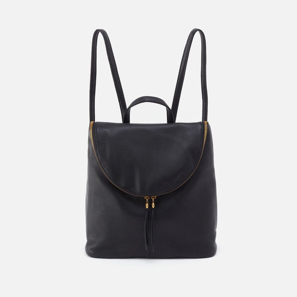 HOBO - Fern Backpack - BLACK IN PEBBLED LEATHER