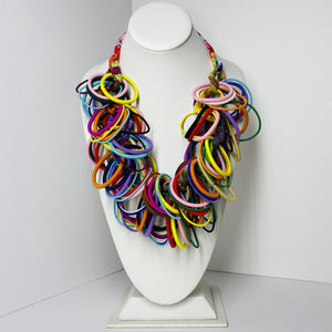 FICKLESTICKS Original Loopy Necklace - ALL BLACK (NOT MULTI)