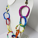 FICKLESTICKS Chain on Bungee Necklace - REDS (NOT MULTI)