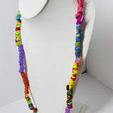 FICKLESTICKS Skinny Corkscrew Necklace - REDS (NOT MULTI)