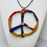 FICKLESTICKS Peace Sign Necklace - BLACK AND WHITE (NOT MULTI)