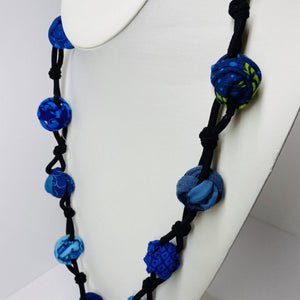FICKLESTICKS Large Rosebuds & Knots - BLUES