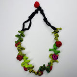 FICKLESTICKS Bottlebrush Wreath - RED AND GREEN