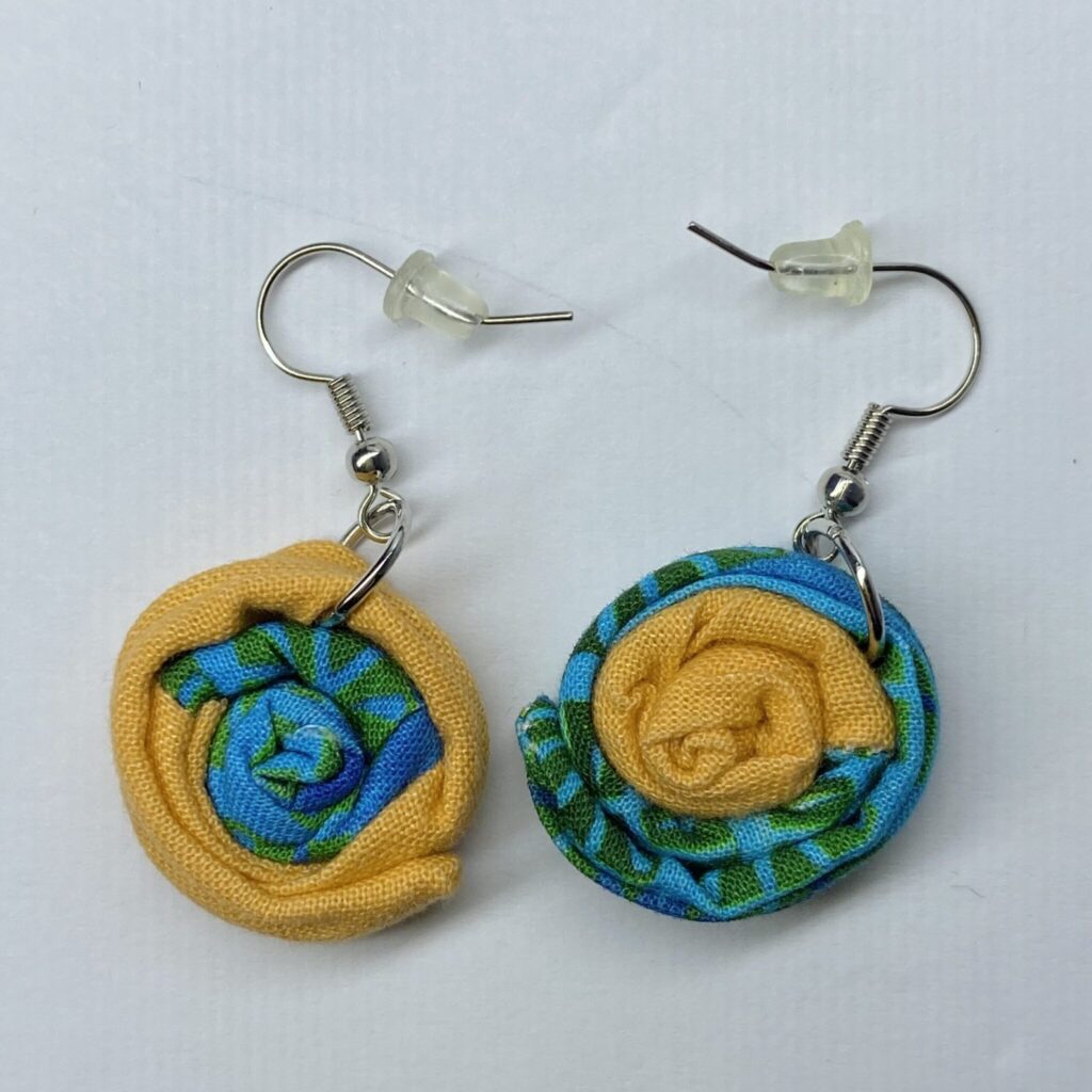 FICKLESTICKS Millefiori Earrings - BLUES