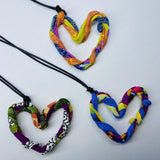 FICKLESTICKS Rustic Heart Necklace - BLUES (NOT MULTI)