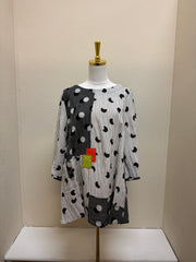 Moonlight Mixed Media Tunic - 3216