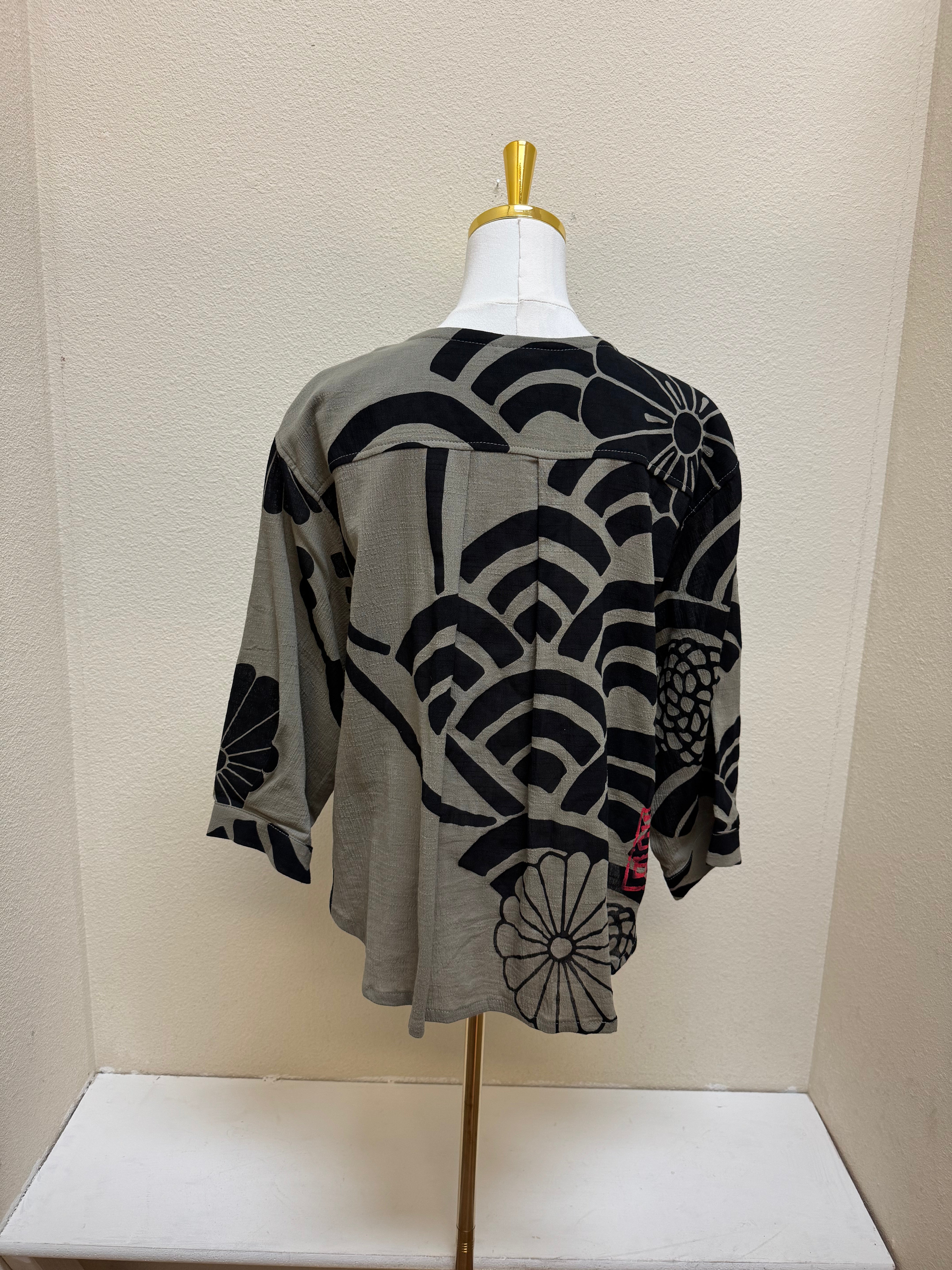 Yasuko Cardigan Top - WA-207 - Grey