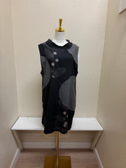 MONA LISA by Pure Fit - Long Pintuck Cowl Tank - 234307A - BLACK