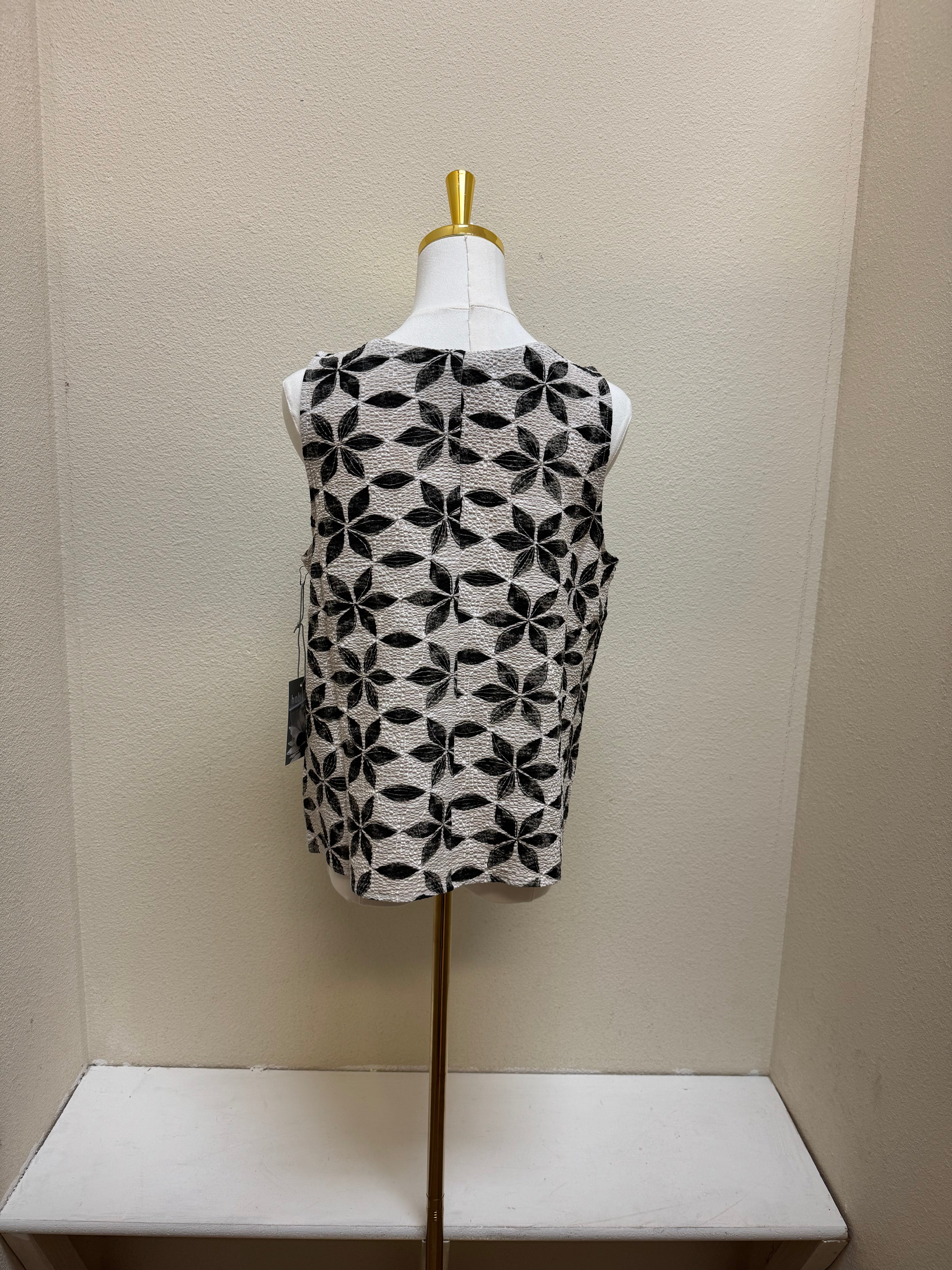 Habitat Crinkle Crepe Floral Mix Pleat Tank - 21602 - WILLOW