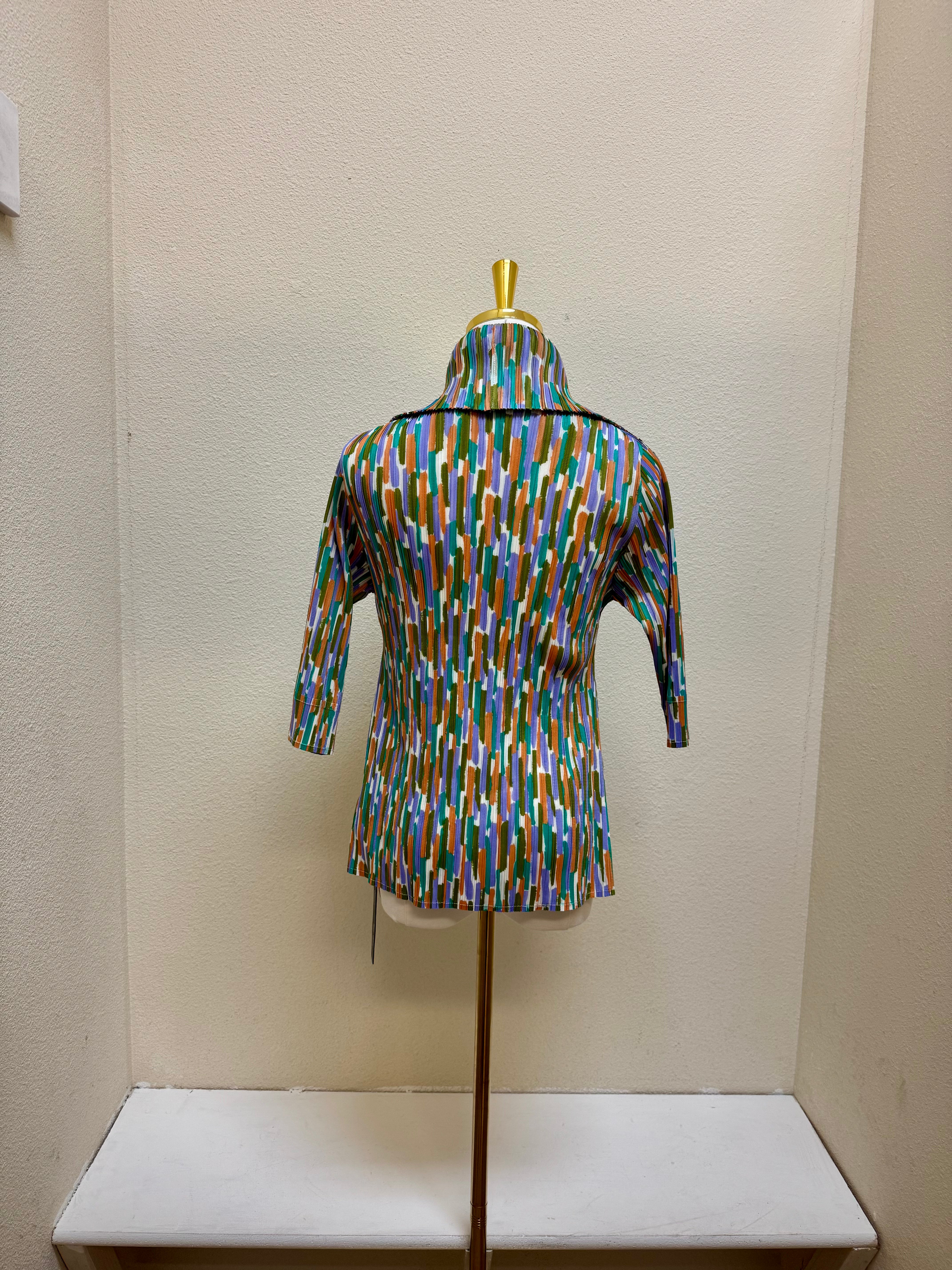 Vanite Couture Top/Jacket - BBT-17 - YELLOW/GREEN MULTI