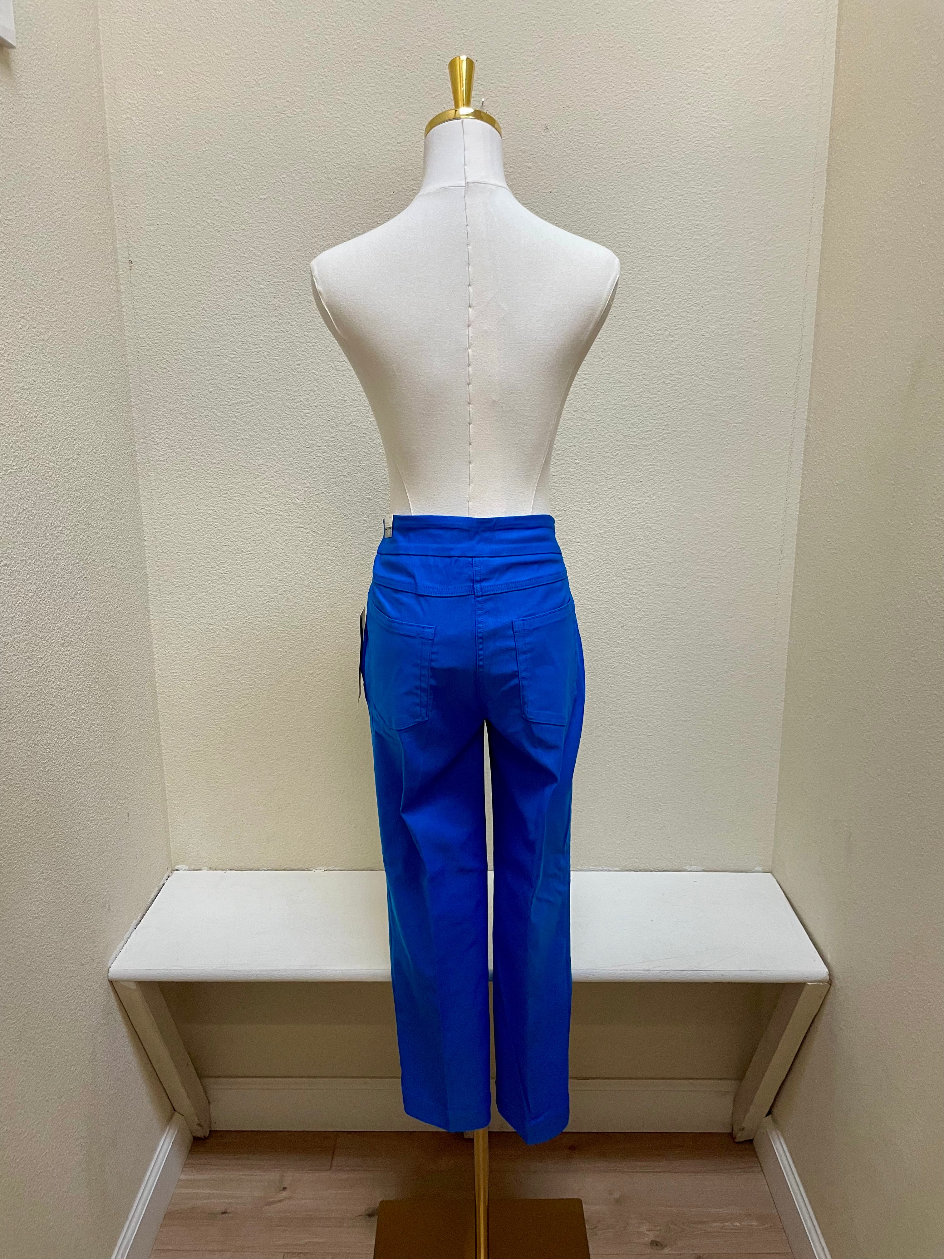 Slimsation Pull-On Crop Pant w/ Real Front & Back Pockets M12713PM - ELCBLU