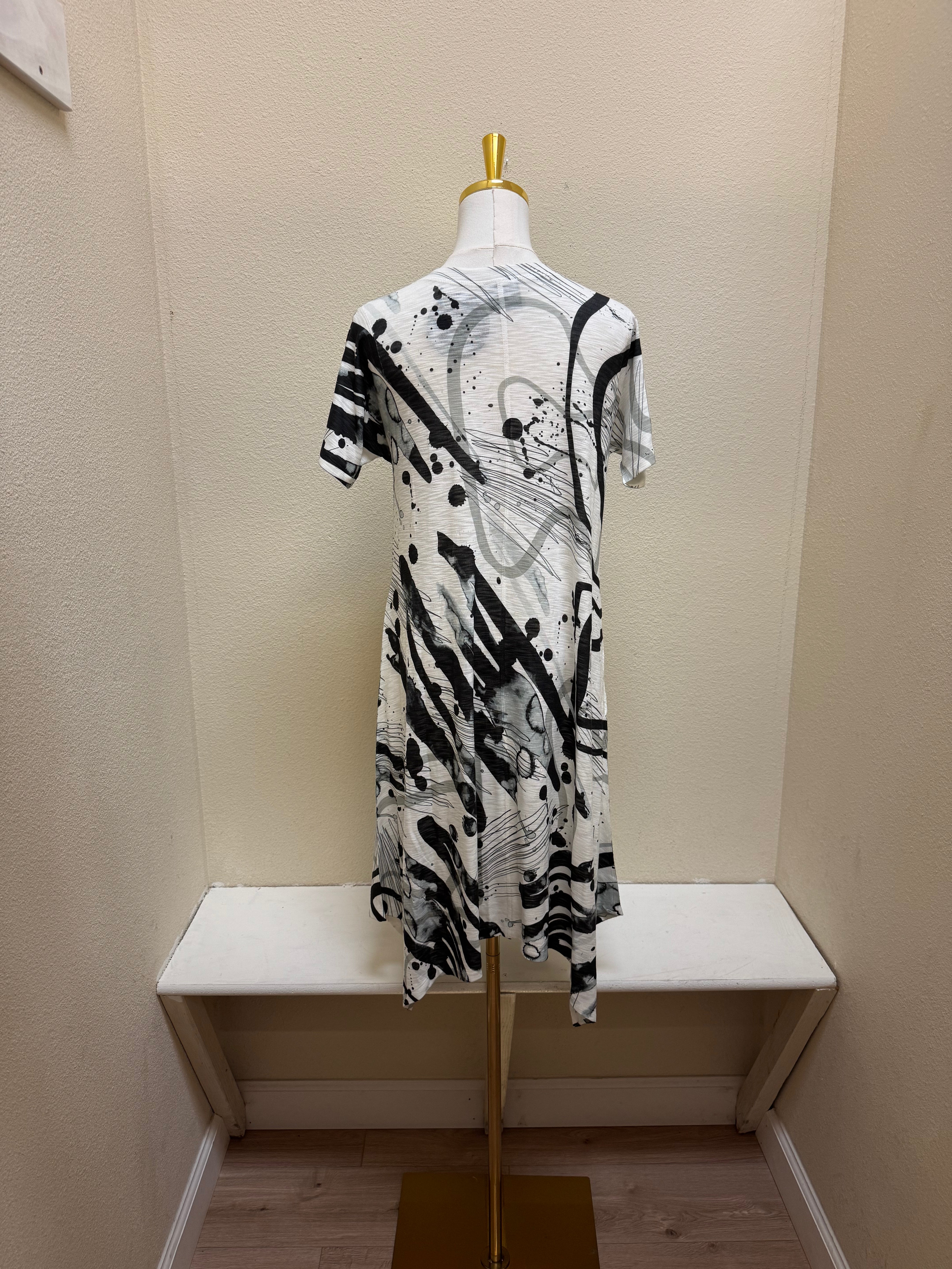 INOAH "Black Splotch" - Dress