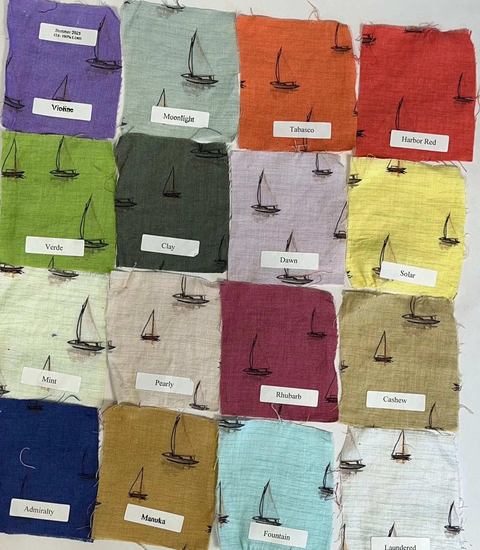 CUT LOOSE - Sailboats 3/4 Split Back  - 4187965 - LAUNDERED ONLY