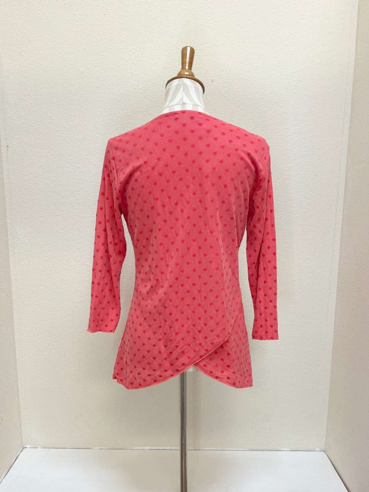 CUT LOOSE - Mesh Dot Double Layer V-Neck Tee - 6586823