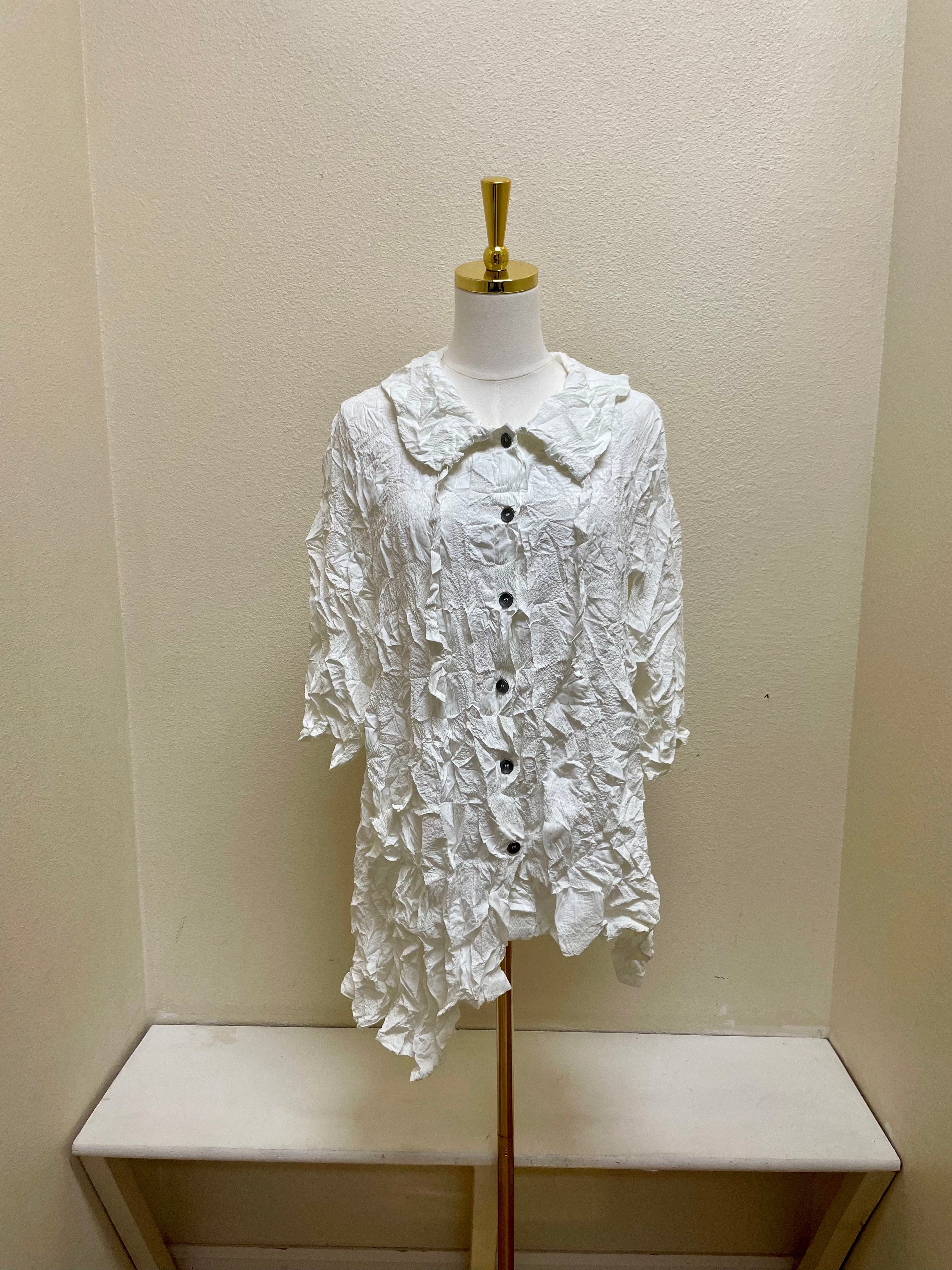 Chalet Georgette Shirt - T55870 - WHITE