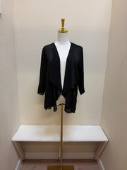 Color Me Cotton CMC Drape Jacket - C1248 - BLACK