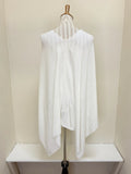 Dolma Cashmere Poncho - IVORY