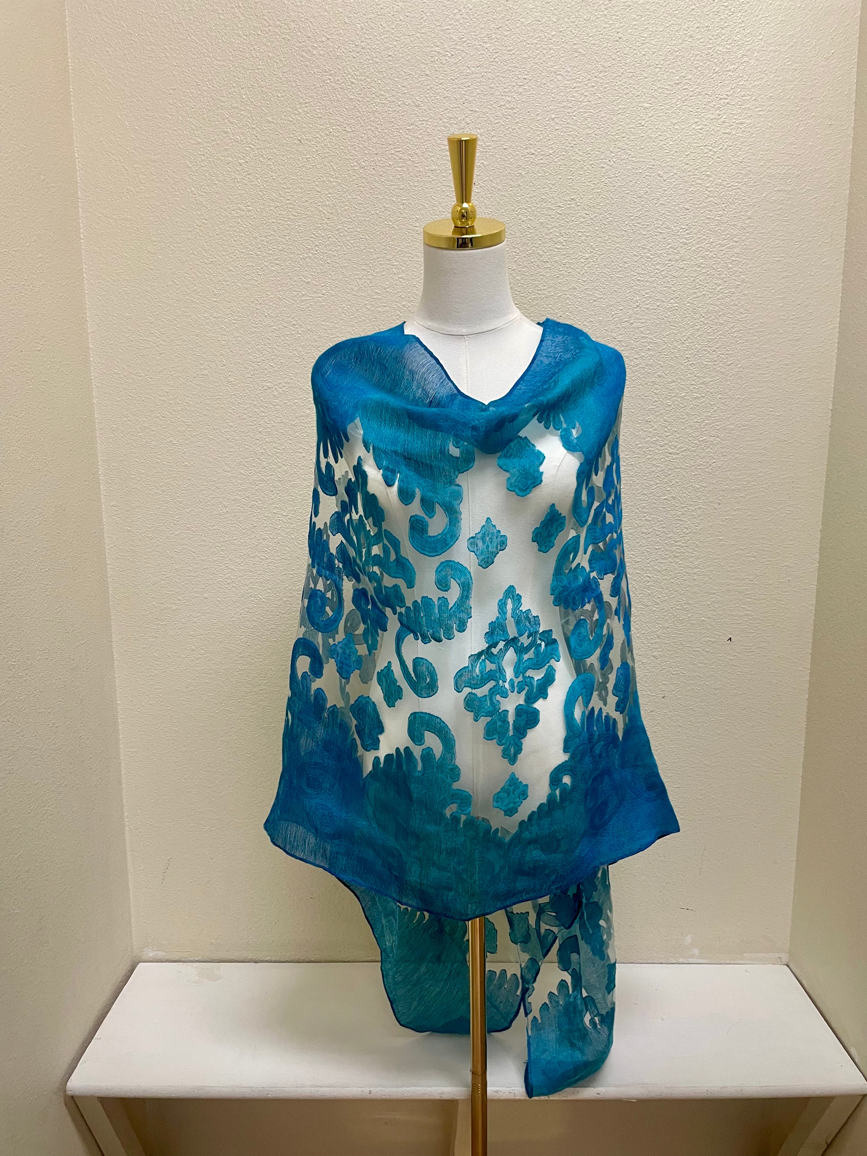 Spain In America Poncho - PRINT 17