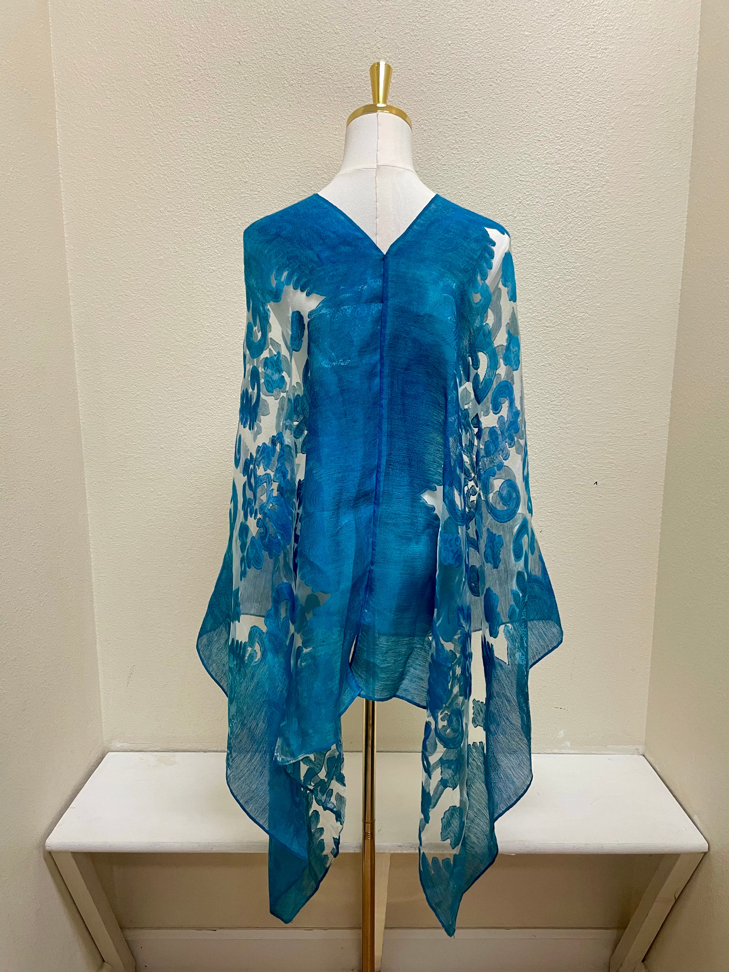 Spain In America Poncho - PRINT 17