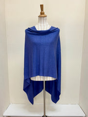 Dolma Cashmere Poncho - PURPLE ORCHID