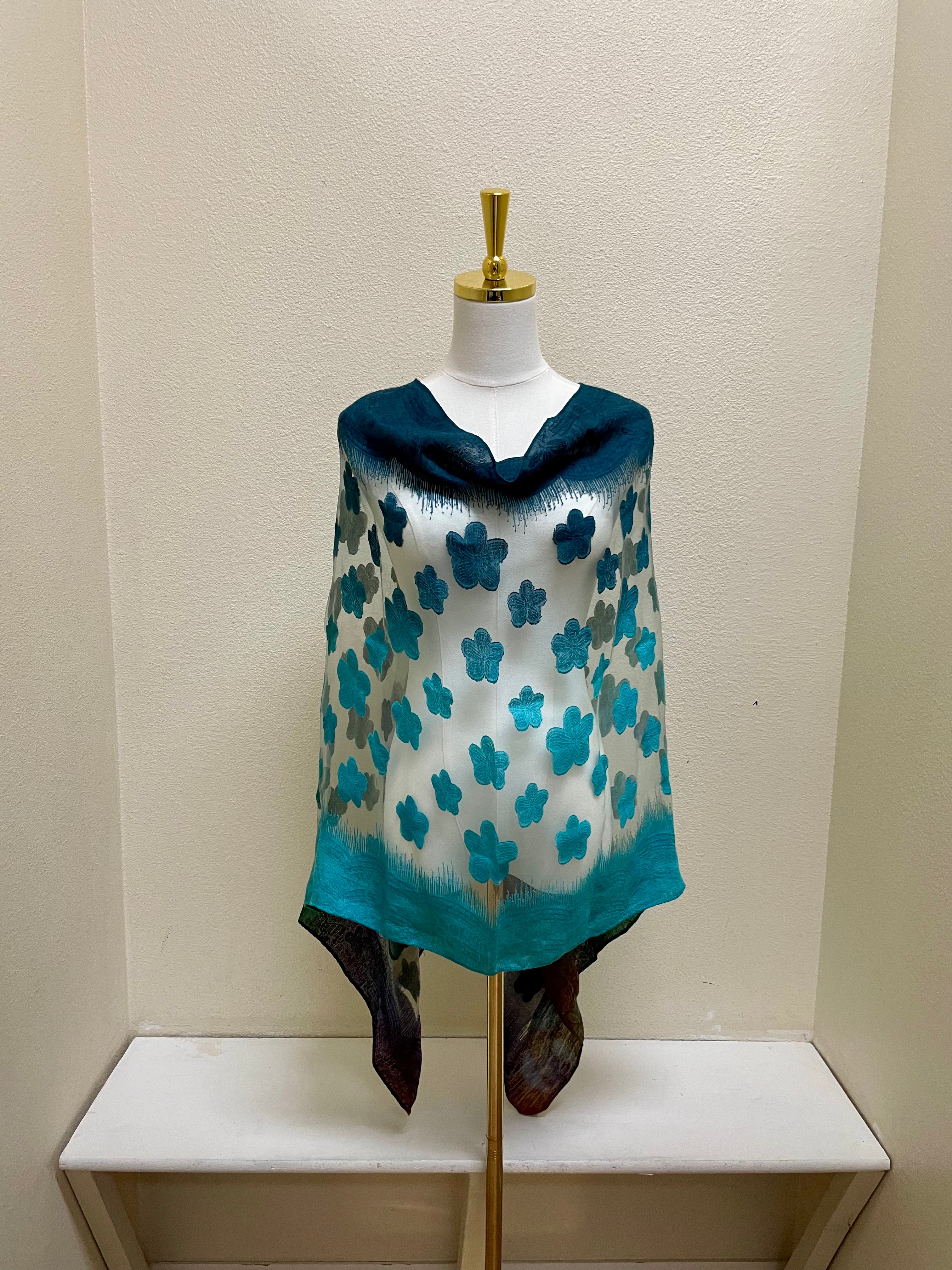 Spain In America Poncho - PRINT 20