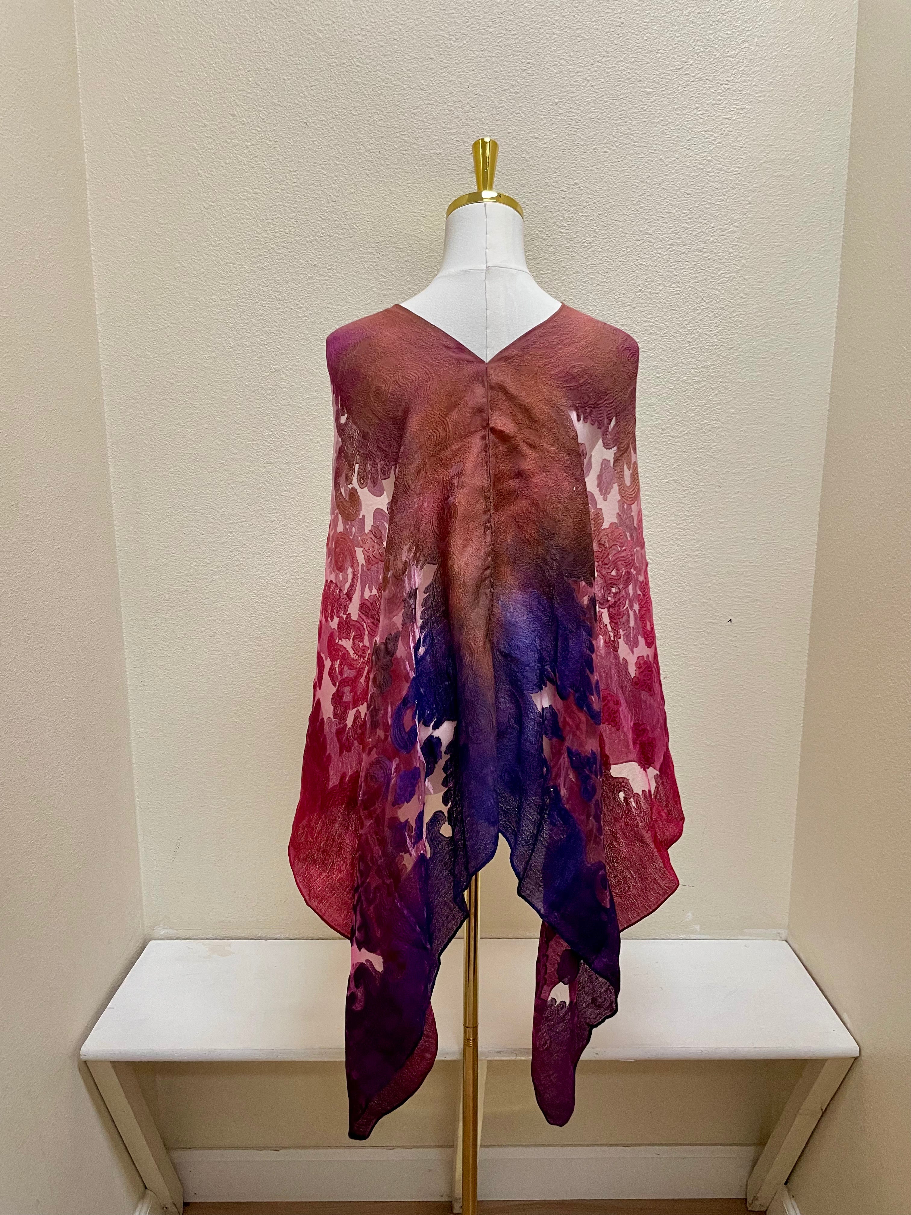 Spain In America Poncho - PRINT 21