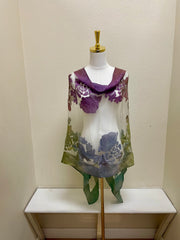Spain In America Poncho - PRINT 27