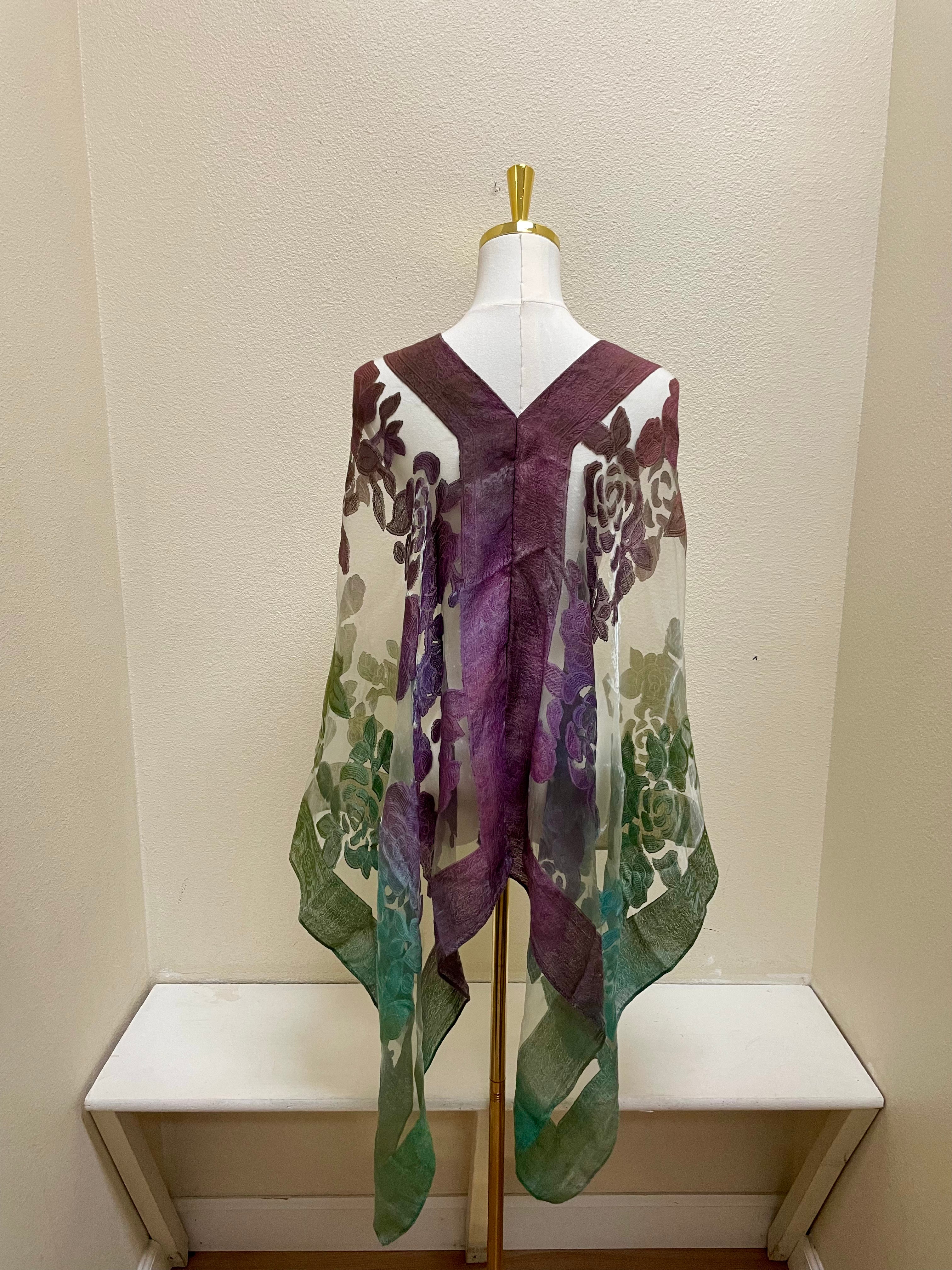 Spain In America Poncho - PRINT 27