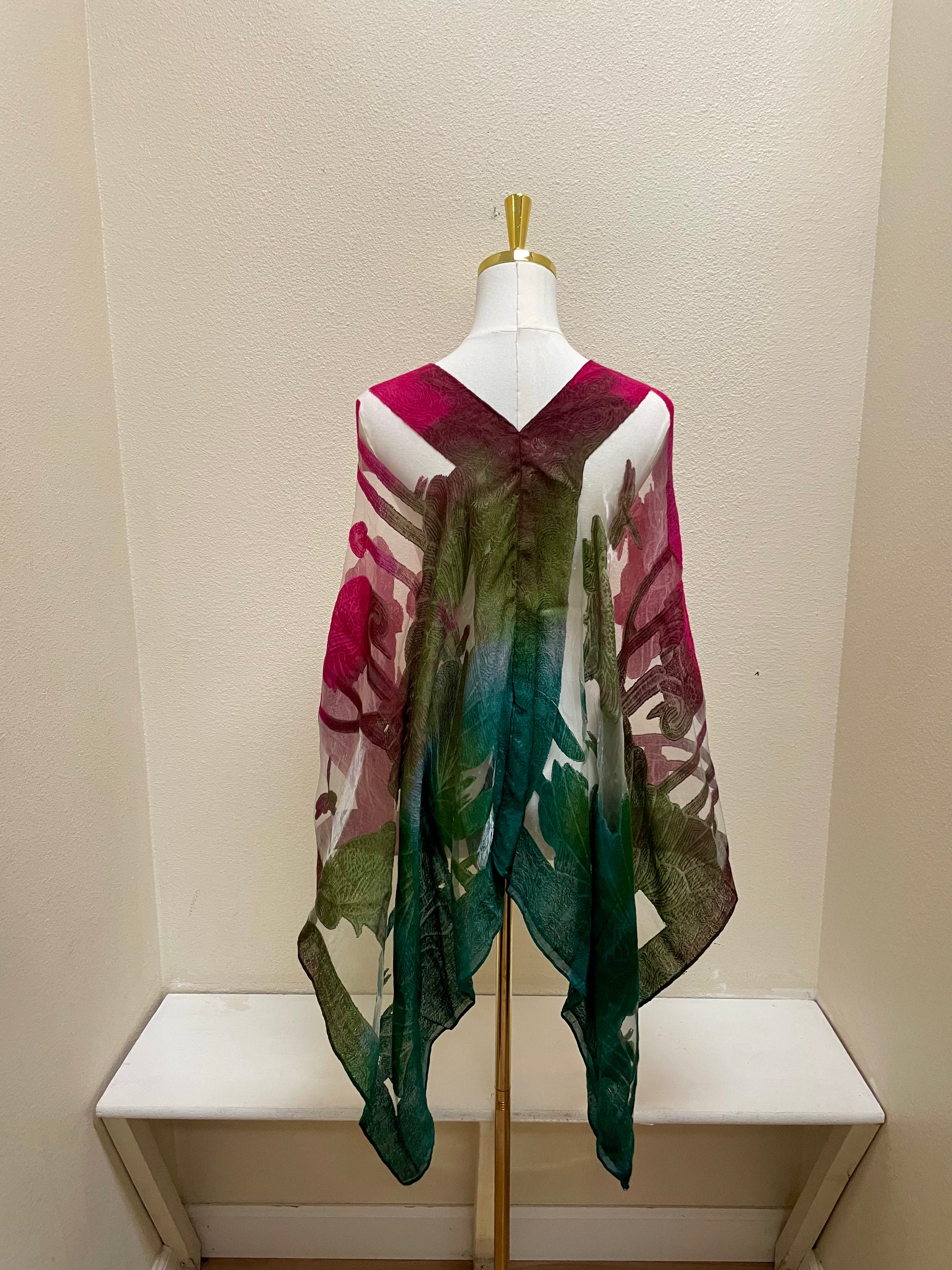 Spain In America Poncho - PRINT 32