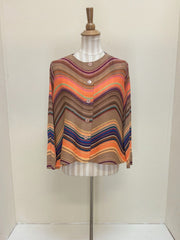 Vanite Couture Jacket - 25507 - MOCHA MULTI