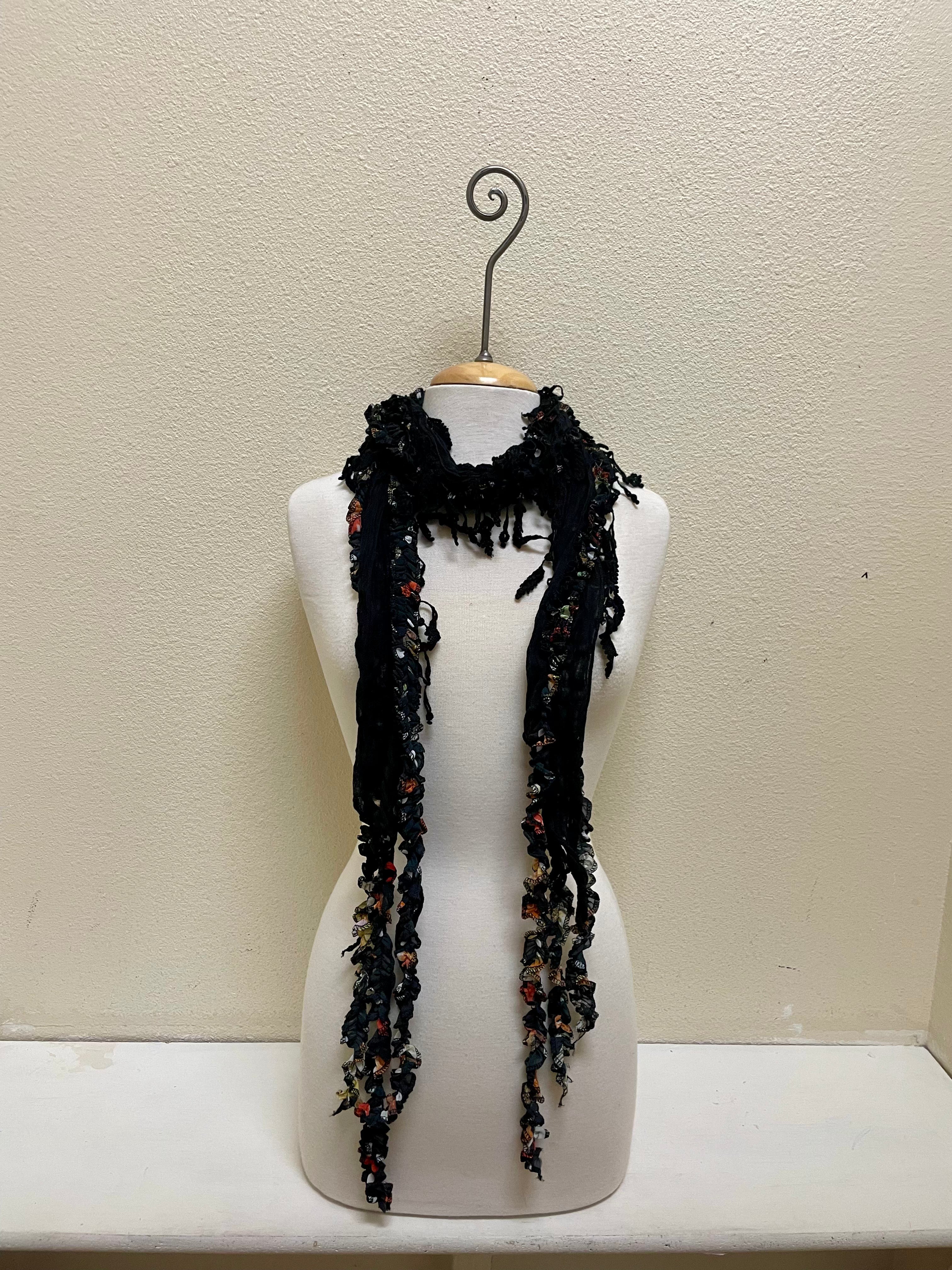 Monkey Mango Fringe Scarf - PRINT 65