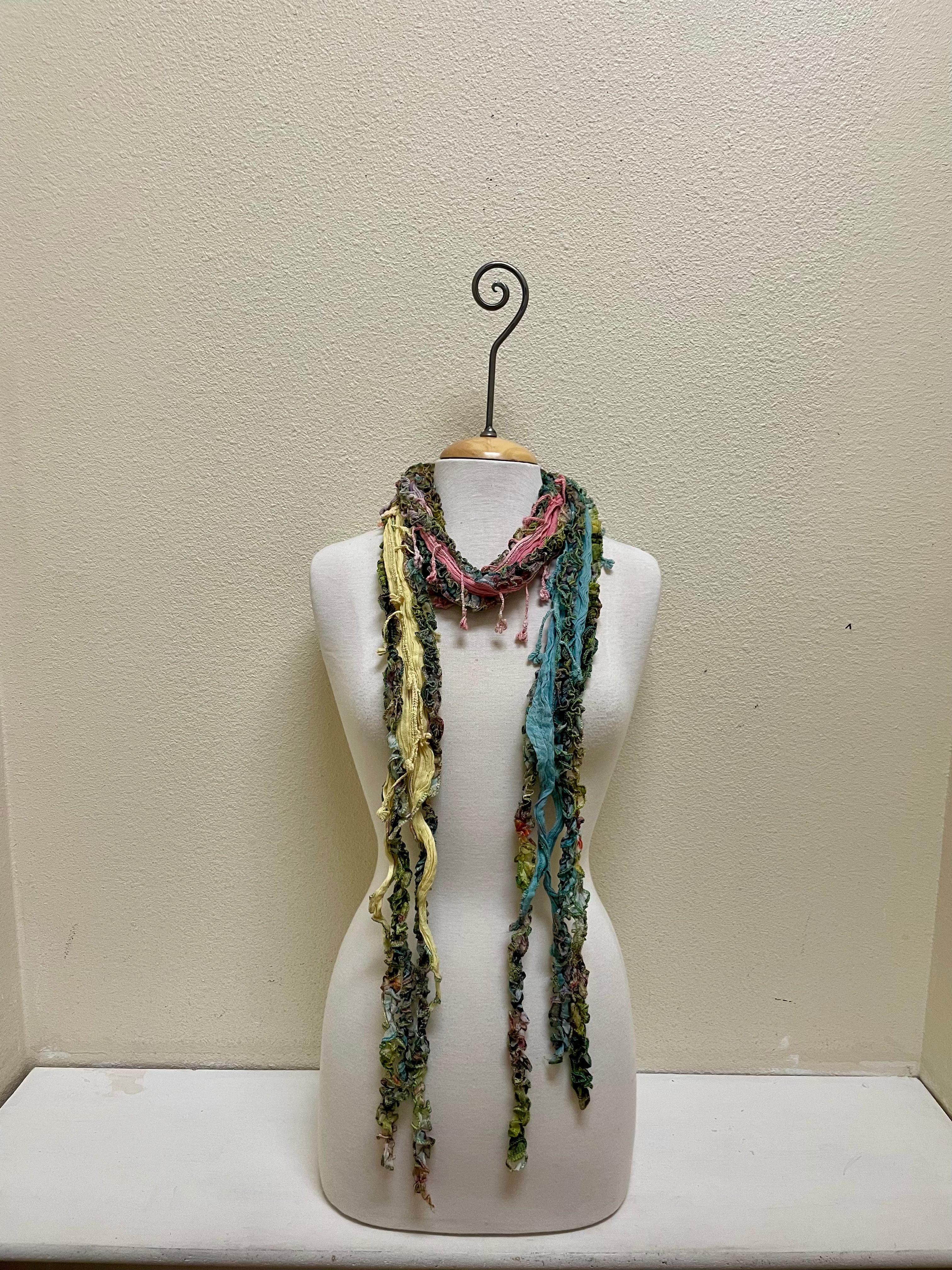 Monkey Mango Fringe Scarf - PRINT 62