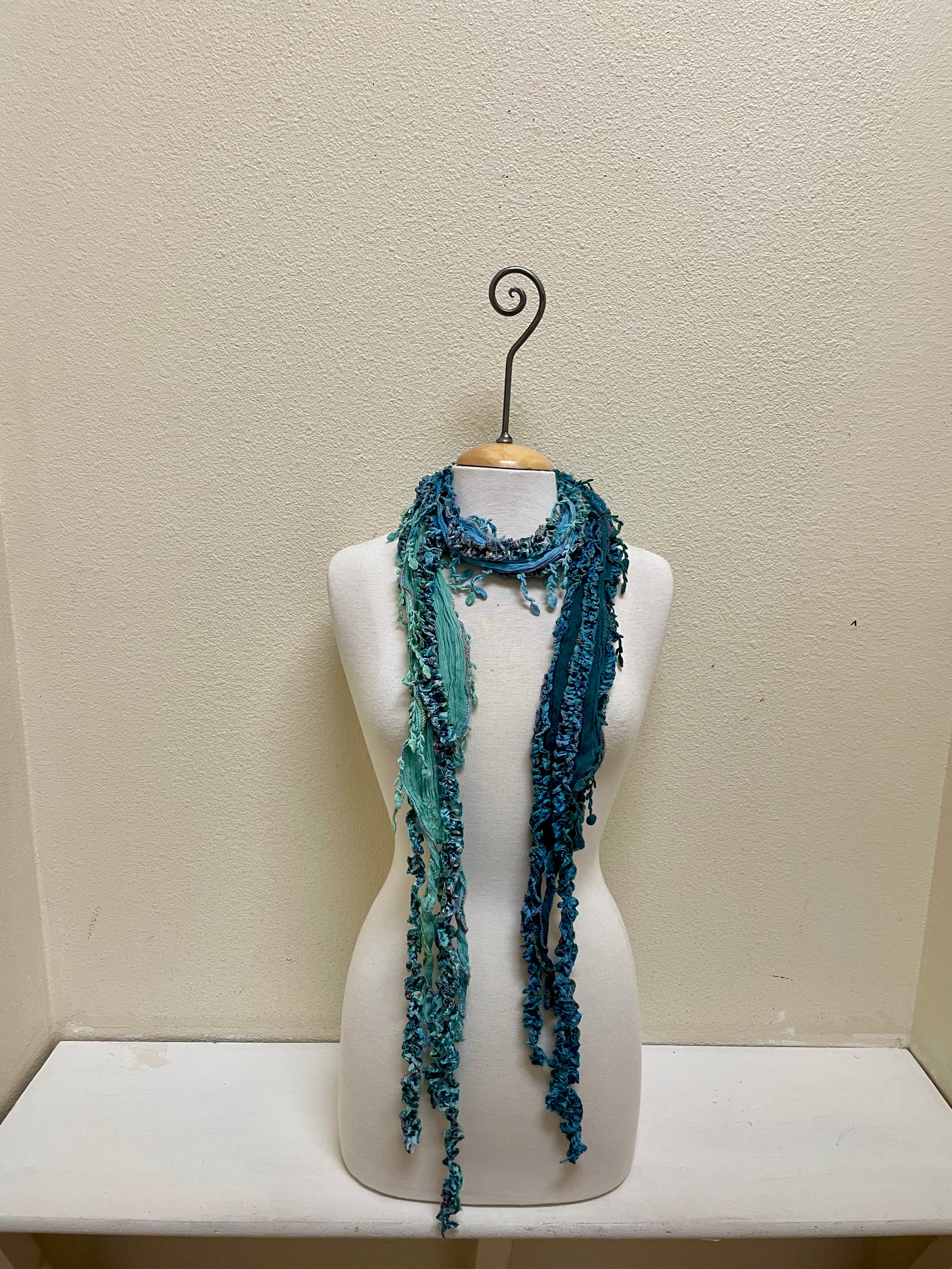 Monkey Mango Fringe Scarf - PRINT 72